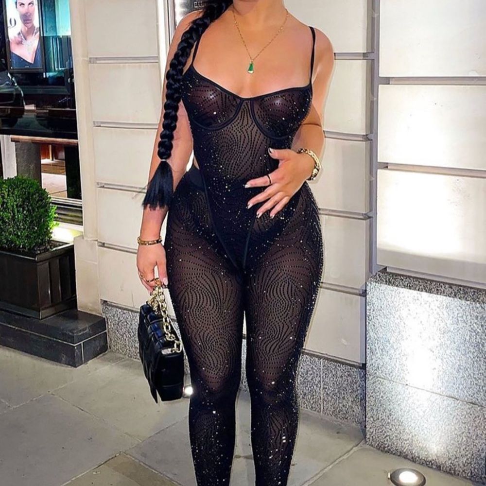 Fashion Nova Rhinestone Set